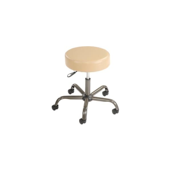 Global Equipment Interion Antimicrobial Vinyl Medical Stool, Beige 240159ABG - main